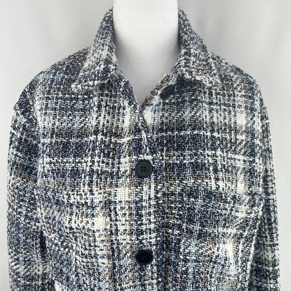 My Style preppy classic tweed plaid jacket – Women size Medium - Picture 2 of 10